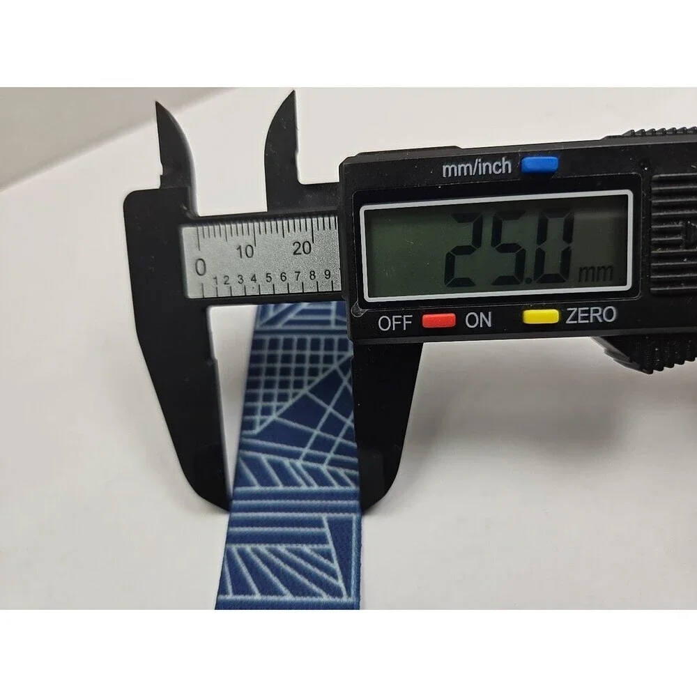 ZOX Theres Nothing You Cant Do 44mm Apple Watch Band Blue Geometric Adjustable